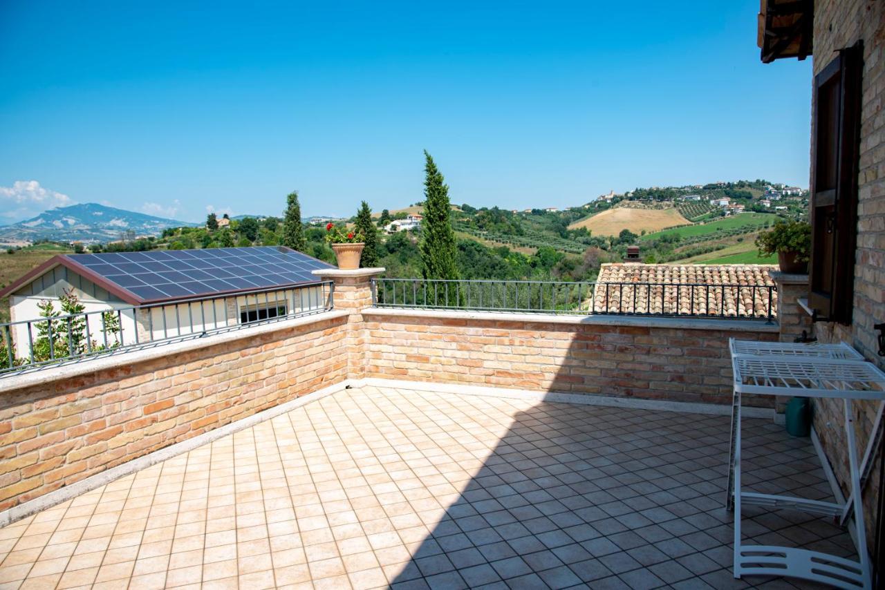 Agriturismo Alla Solagna Colli del Tronto Eksteriør bilde